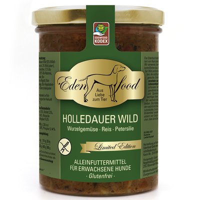 Edenfood Hundemen Holledauer Wild - limted Edition, 370g